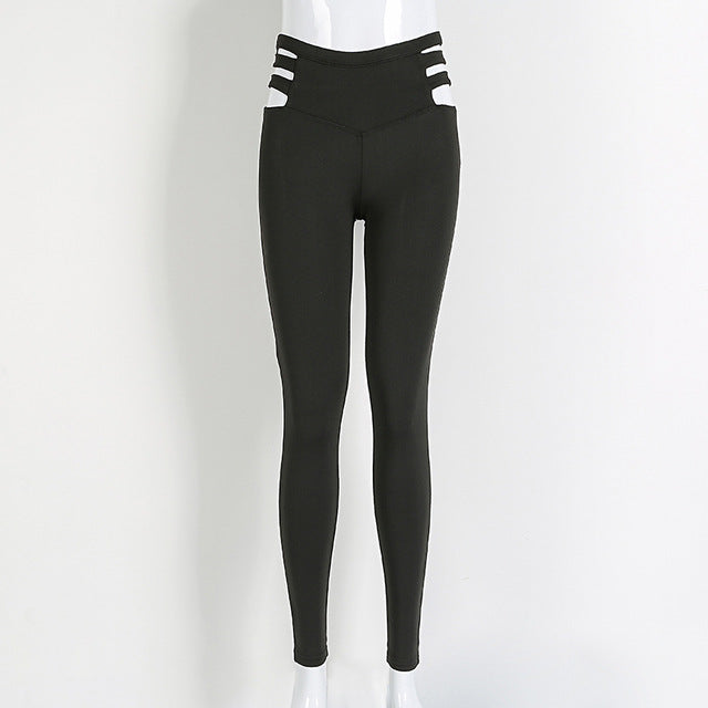 Hollow Waist Leggings